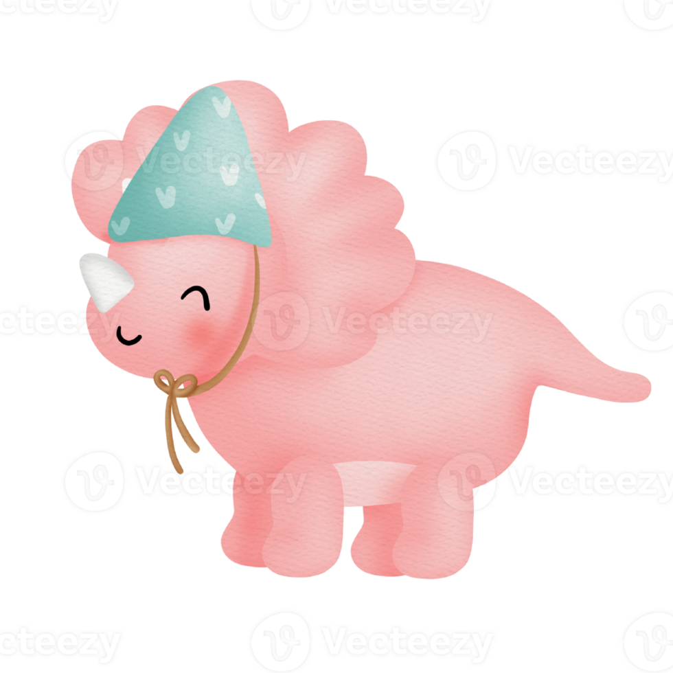 cute birthday dinosaurs png
