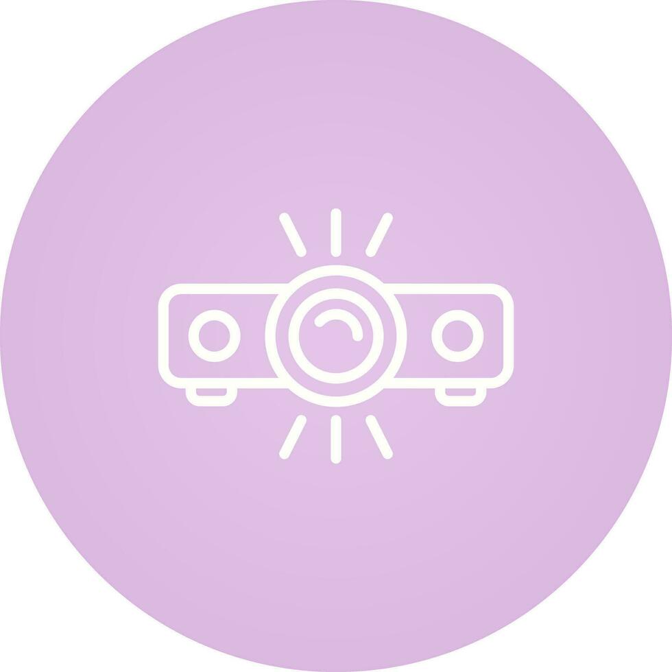 icono de vector de proyector