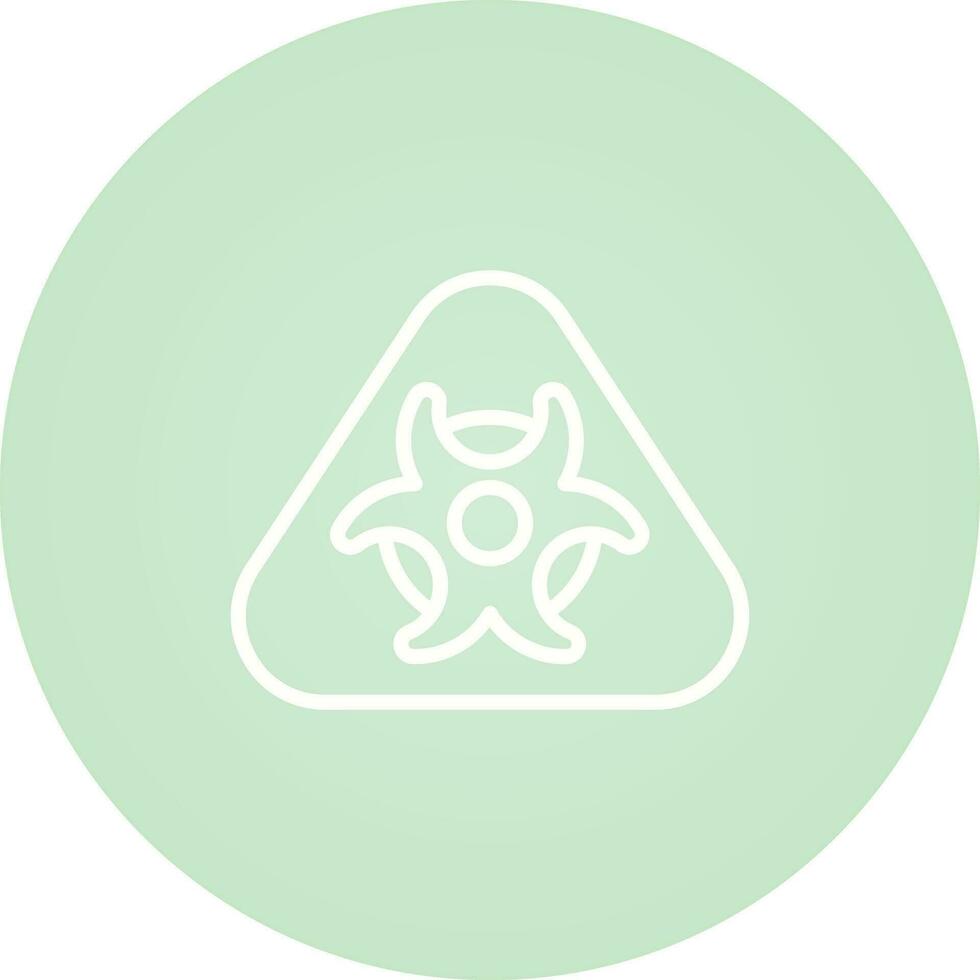 Hazardous materials symbol Vector Icon