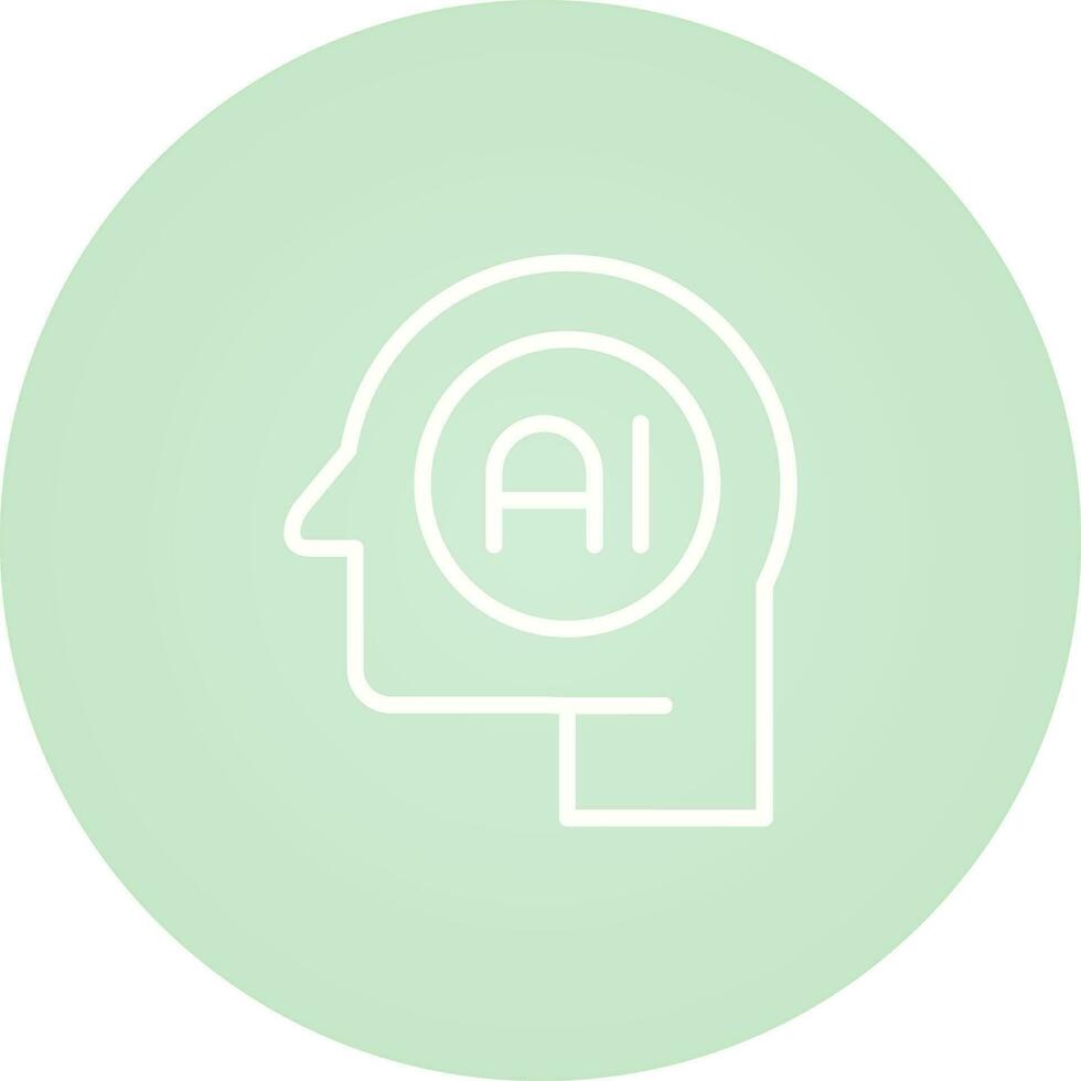 Artificial Intelligence Vector Icon