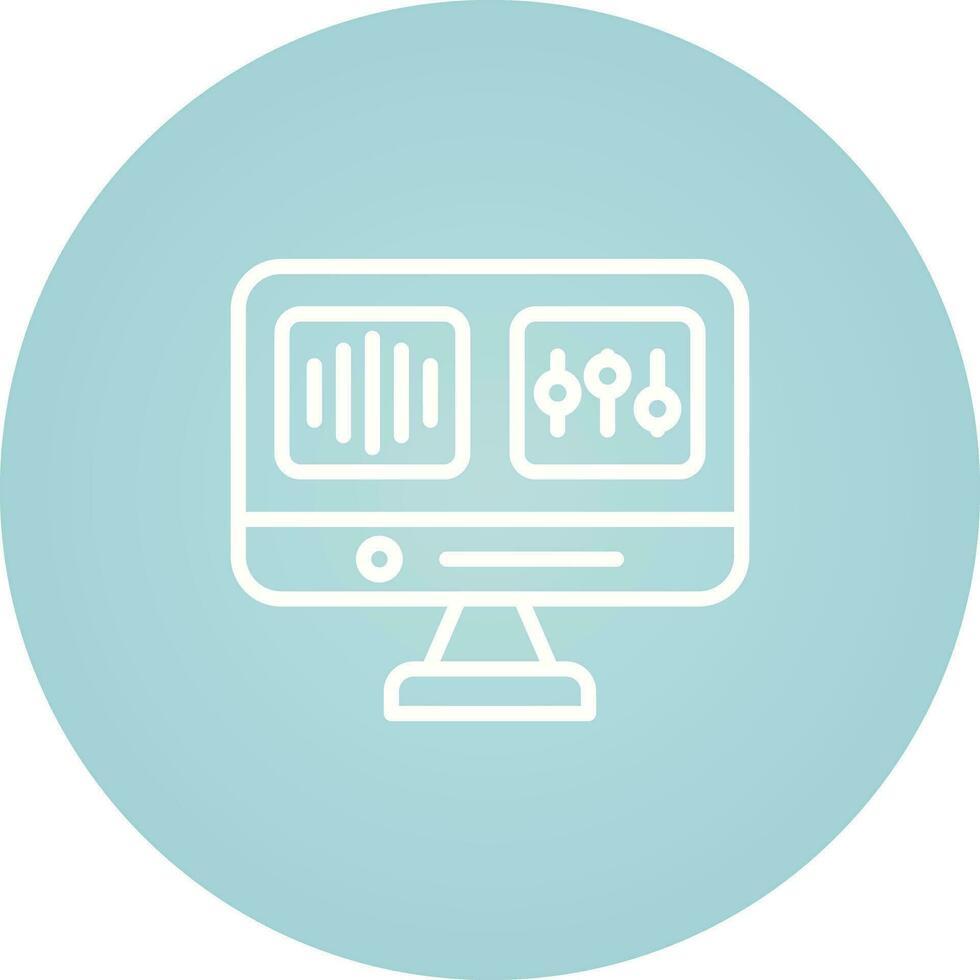 Audio Editing Vector Icon