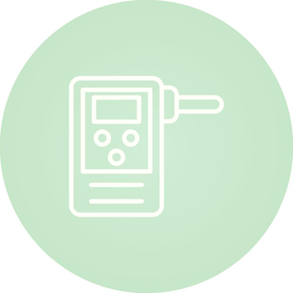 Breathalyzer Vector Icon