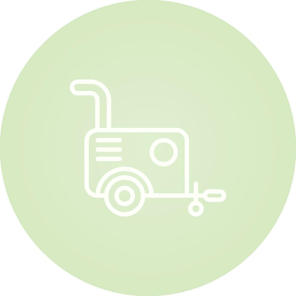 Portable air compressor Vector Icon