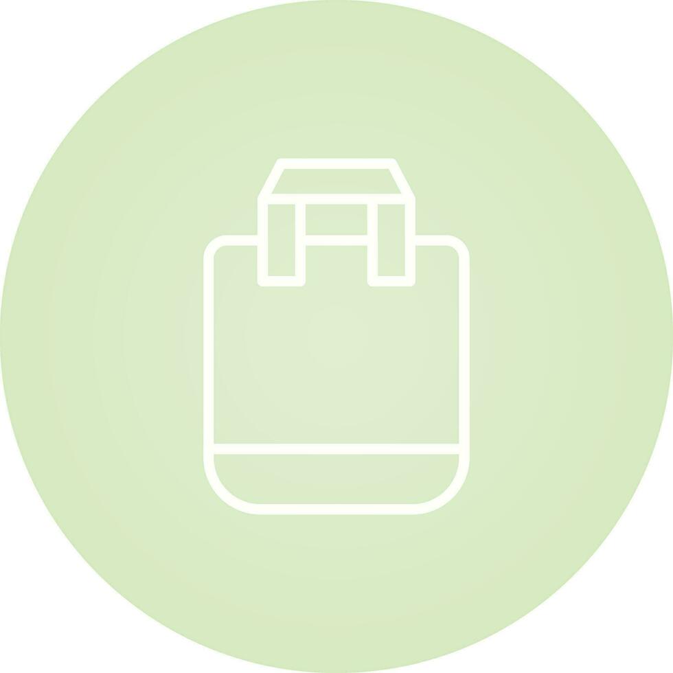 Reusable shopping bag Vector Icon