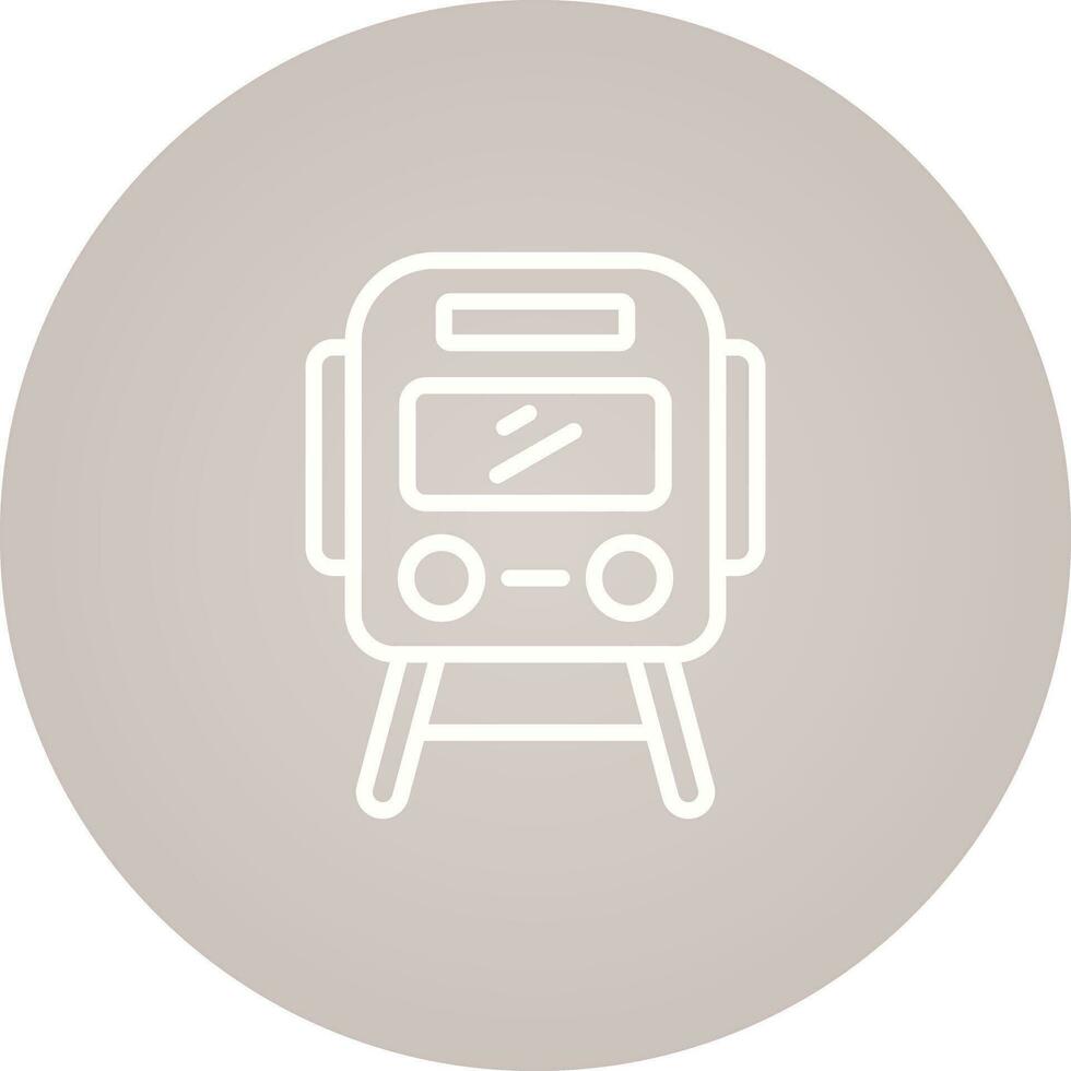 icono de vector de tren