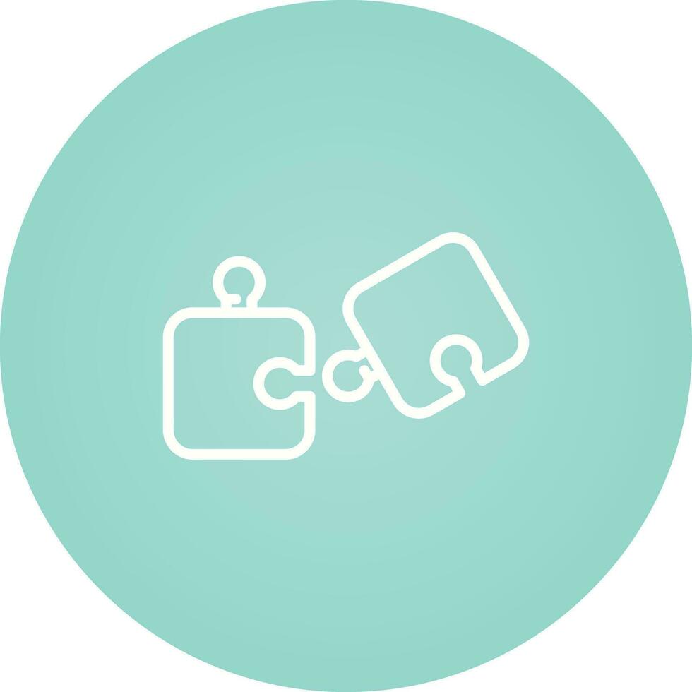 Jigsaw puzzle Vector Icon