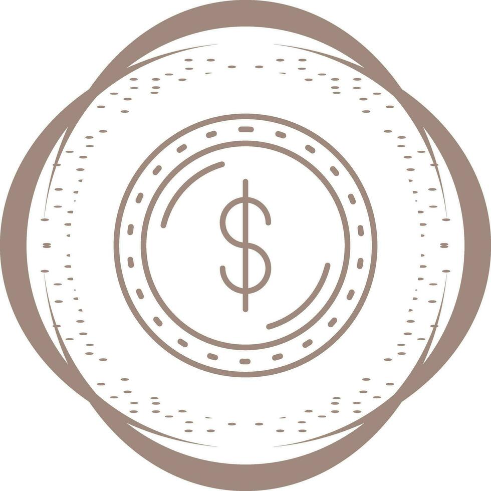 icono de vector de moneda de dólar