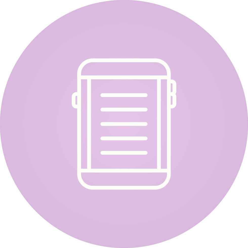 E-reader Vector Icon
