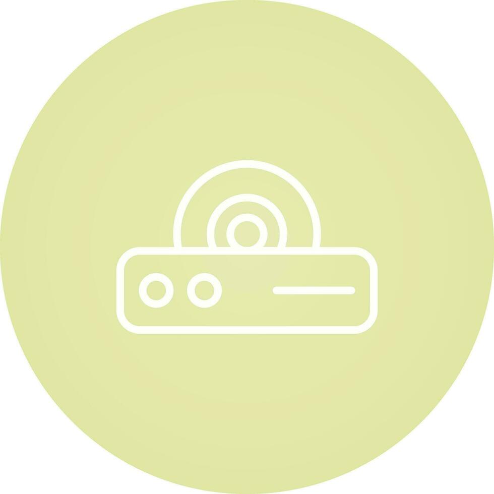 DVD Player Vector Icon