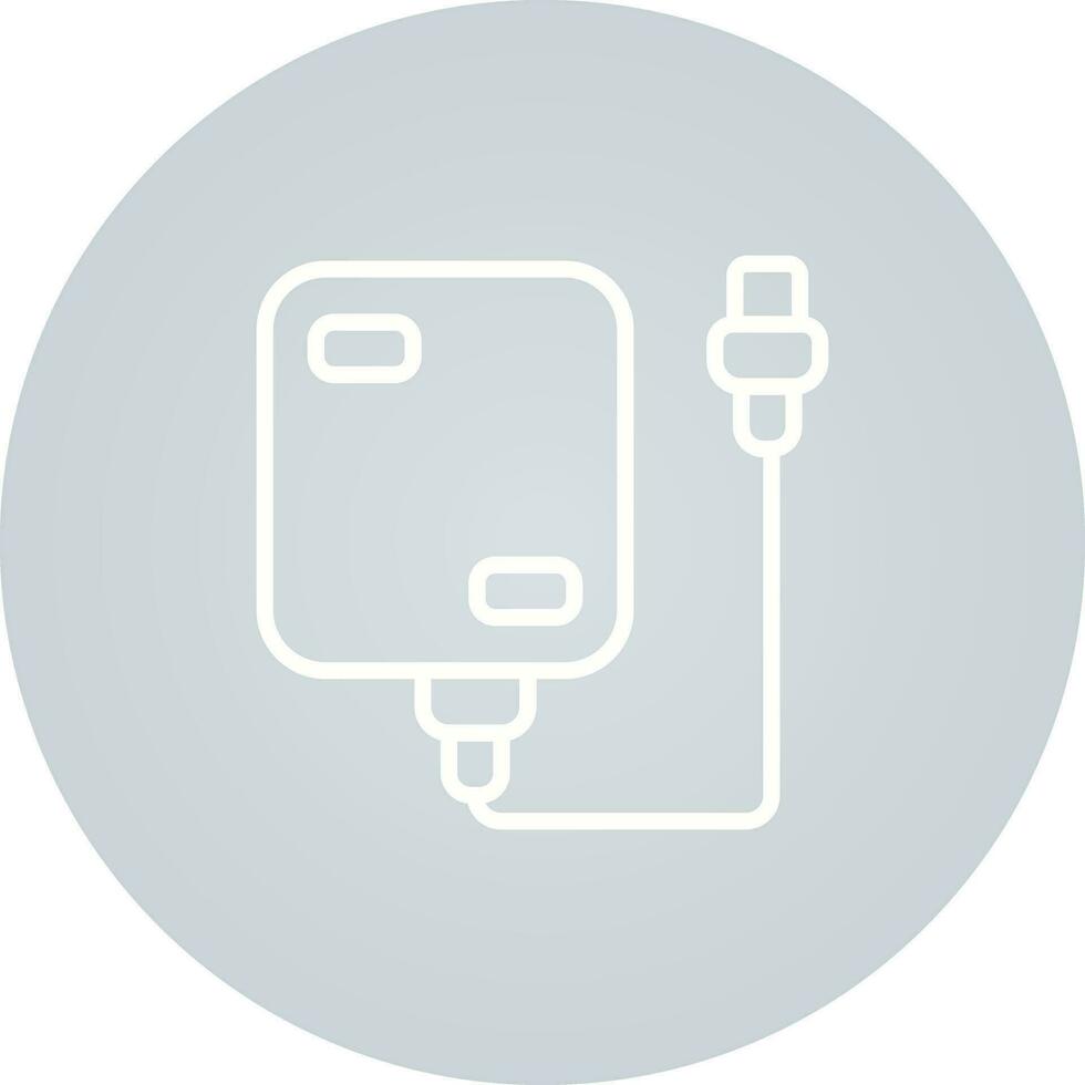 Portable Hard Drive Vector Icon