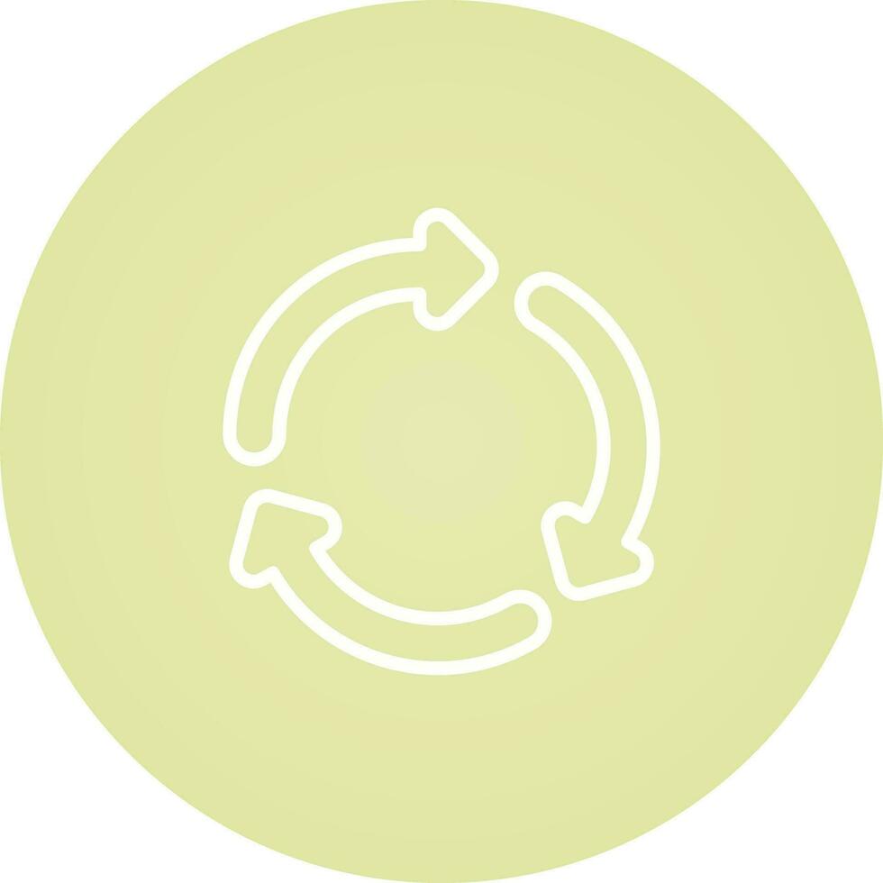 Recycling symbol Vector Icon