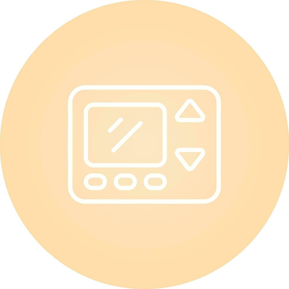 Smart Thermostat Vector Icon