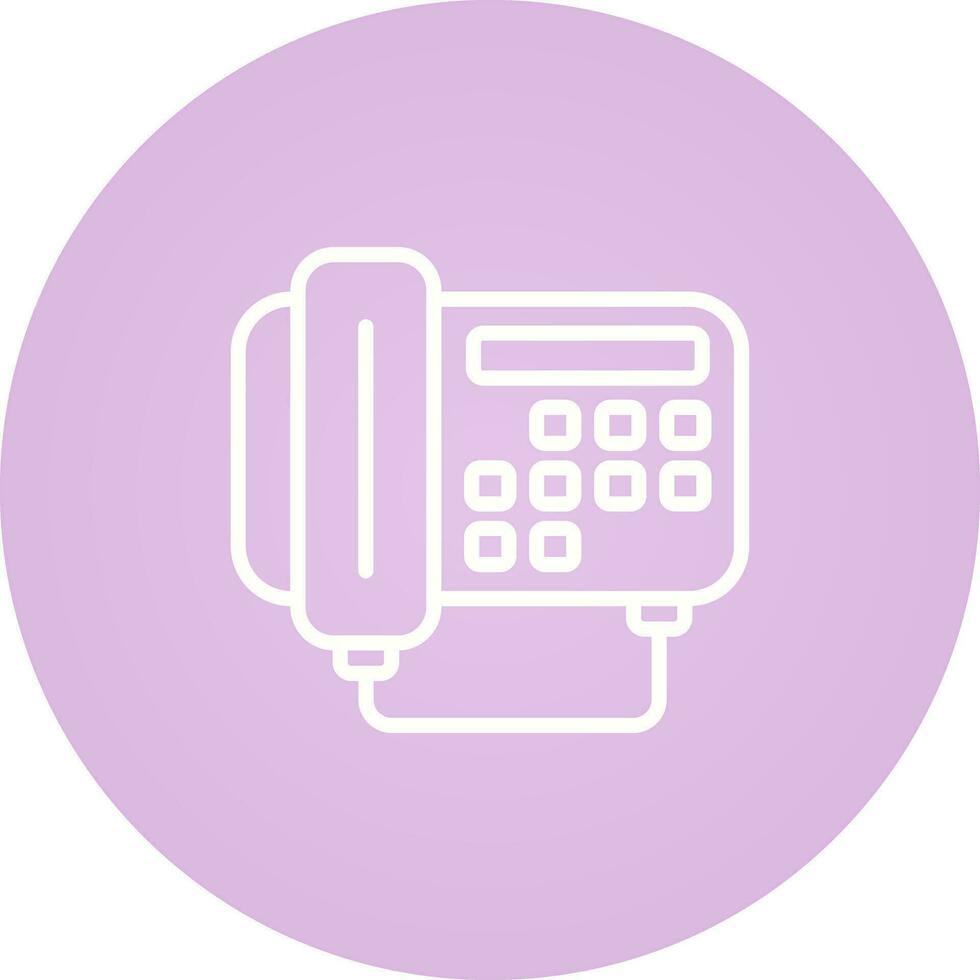 Fax Machine Vector Icon