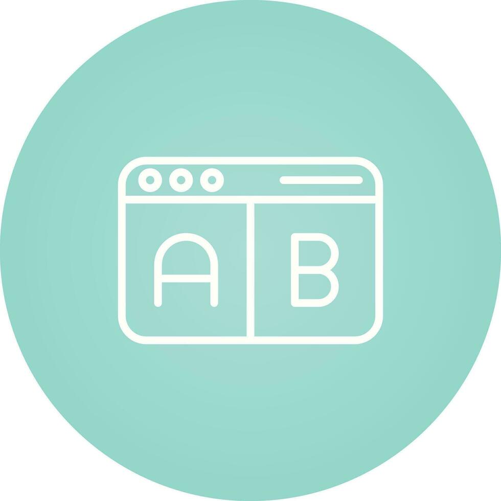 Multivariate Testing Vector Icon