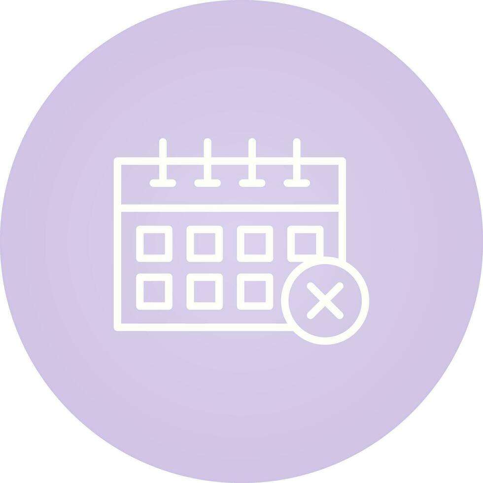 Canceled Vector Icon