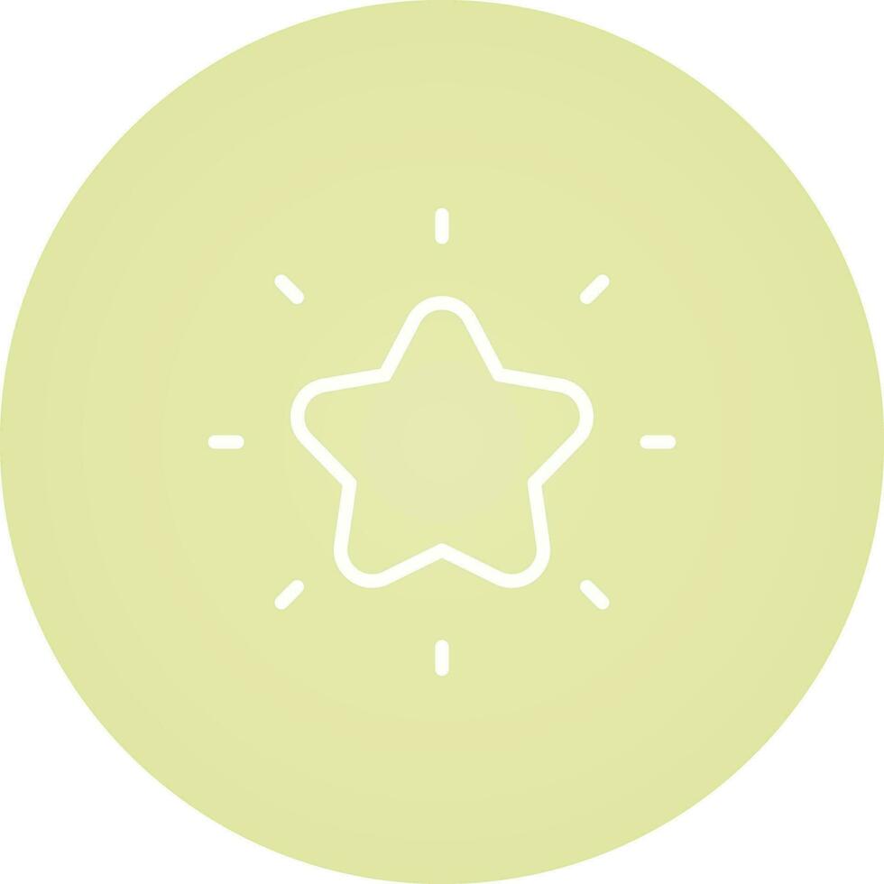 Shining Star Vector Icon