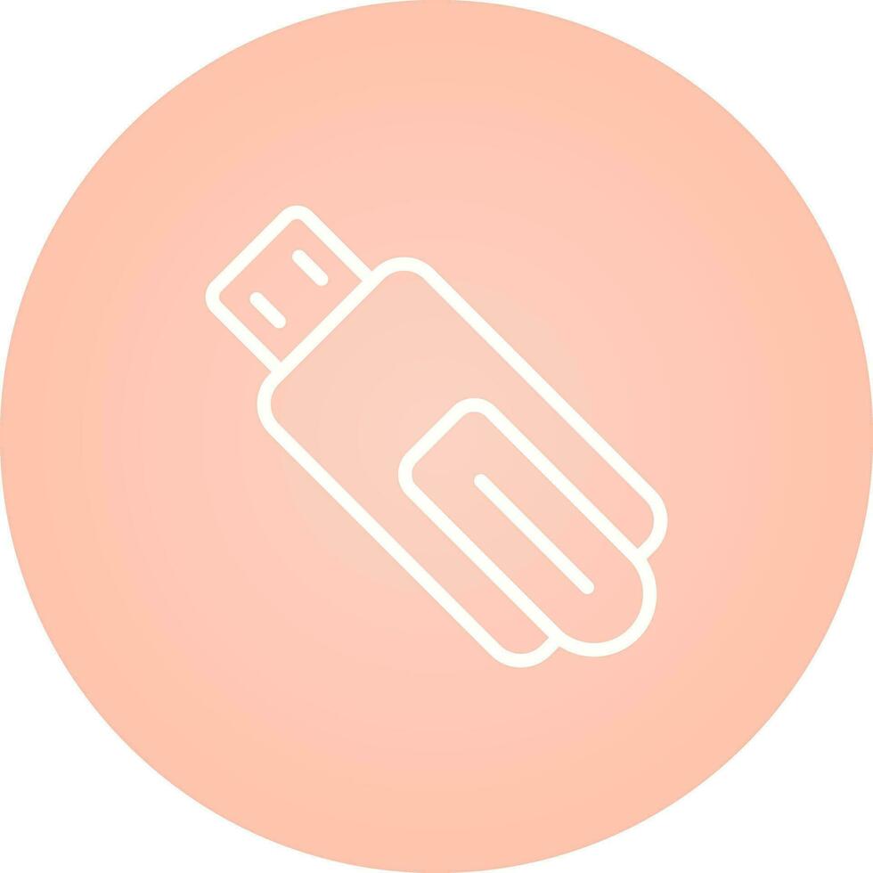 USB Flash Drive Vector Icon