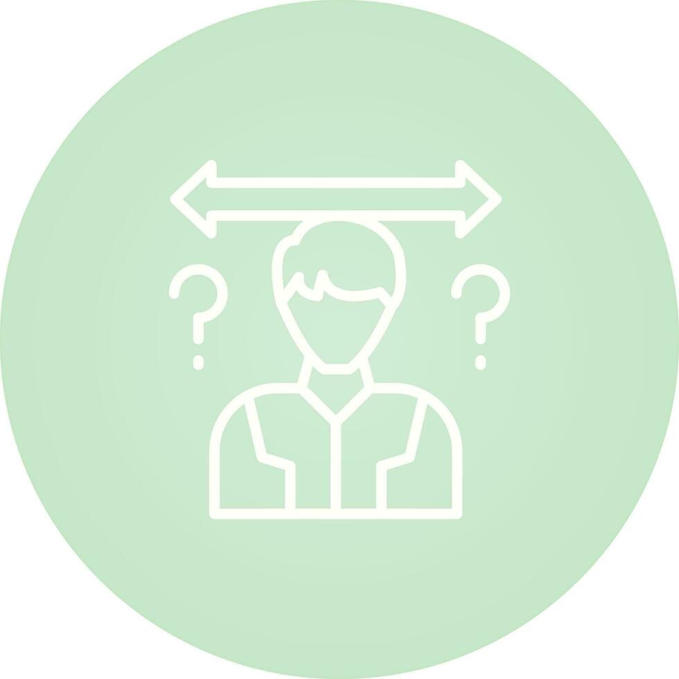 Uncertainty Vector Icon