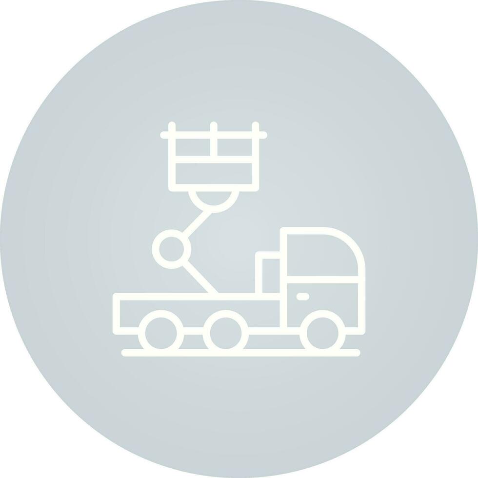 Ladder Truck Vector Icon