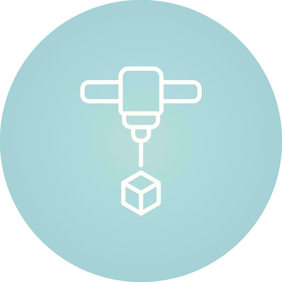 3d Printing Vector Icon