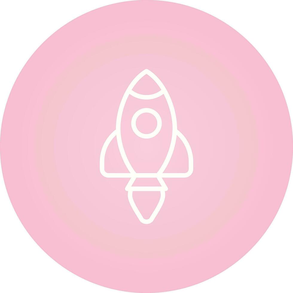 Rocket Lunch Vector Icon