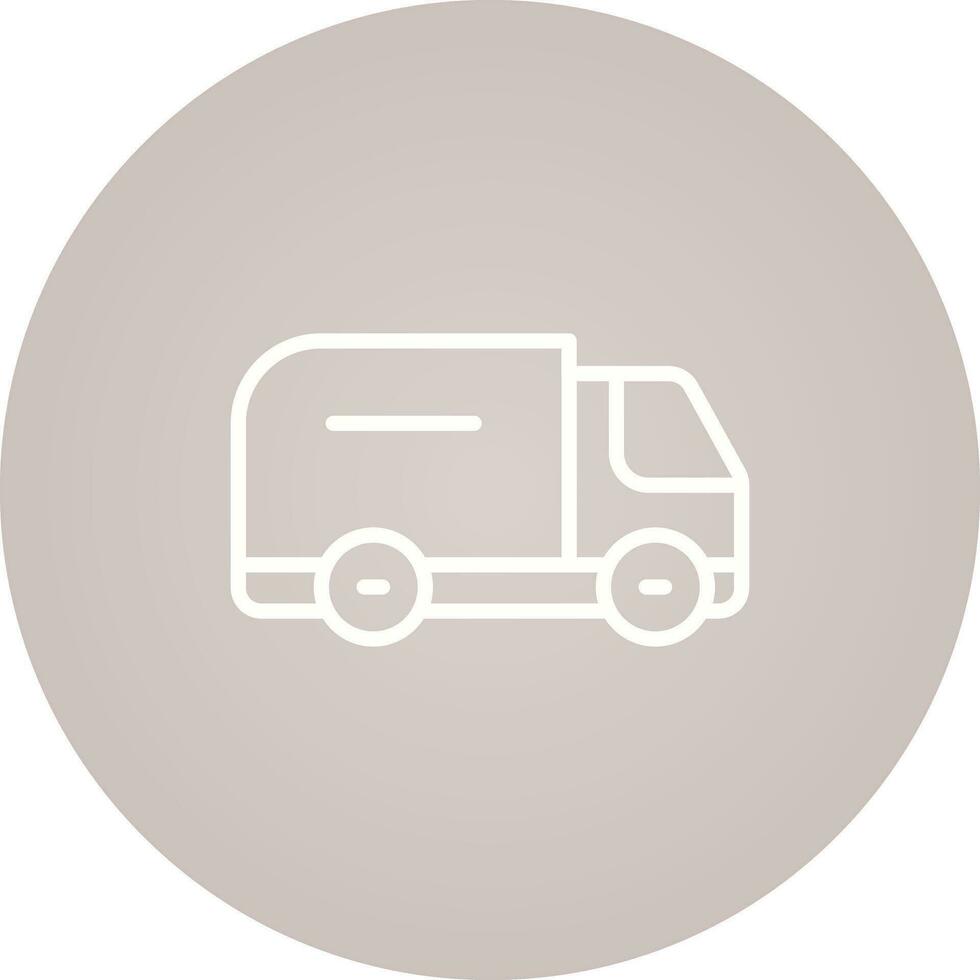 Truck Side Vector Icon