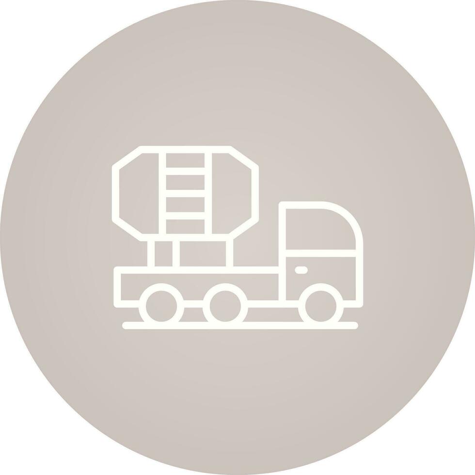 Mixer Truck Vector Icon