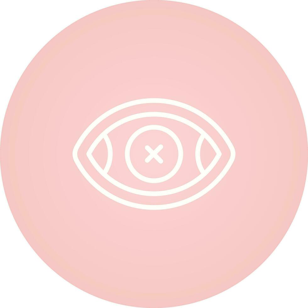 Eye Crossed Vector Icon