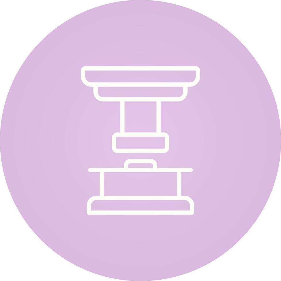 Hydraulic press Vector Icon