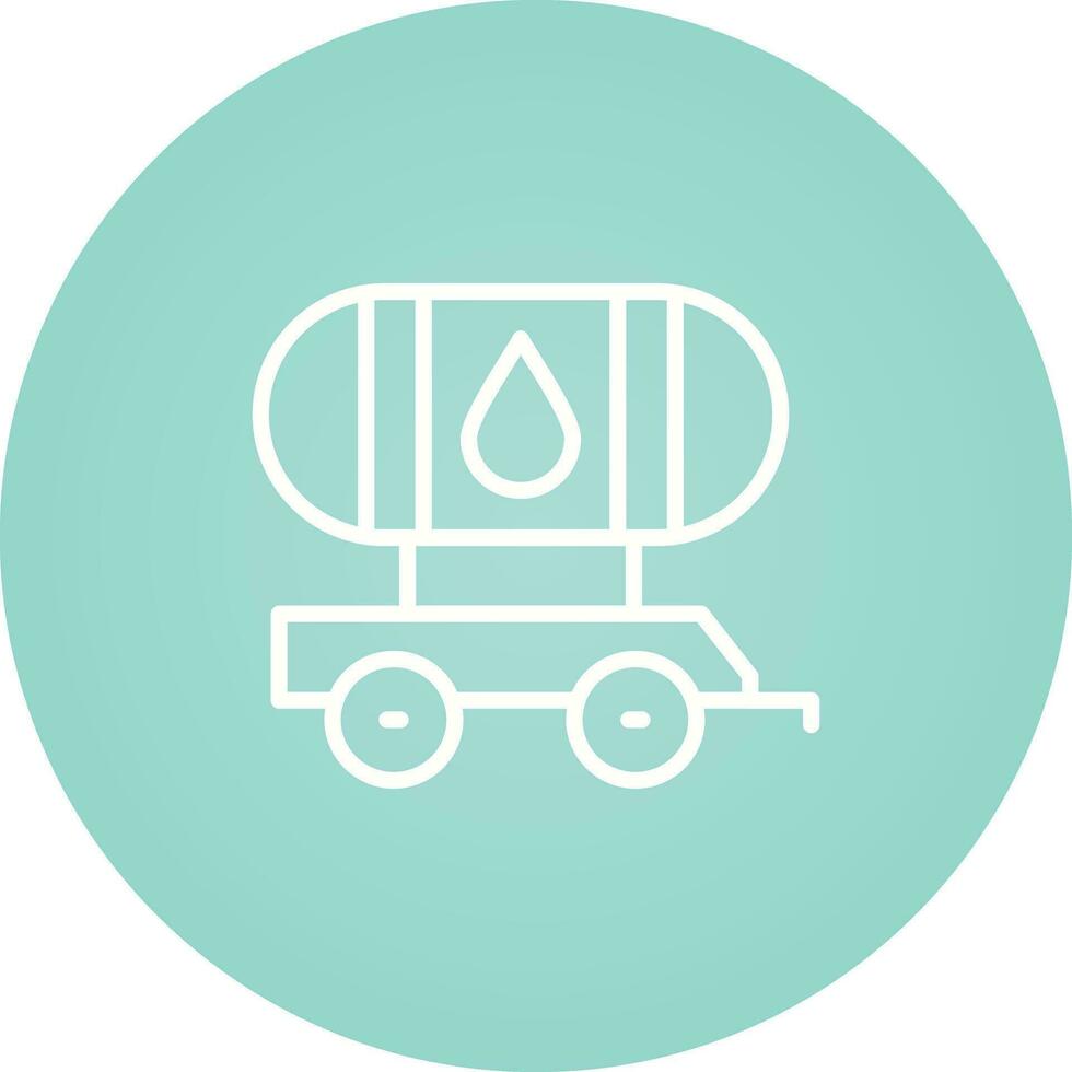 Tanker Truck Vector Icon