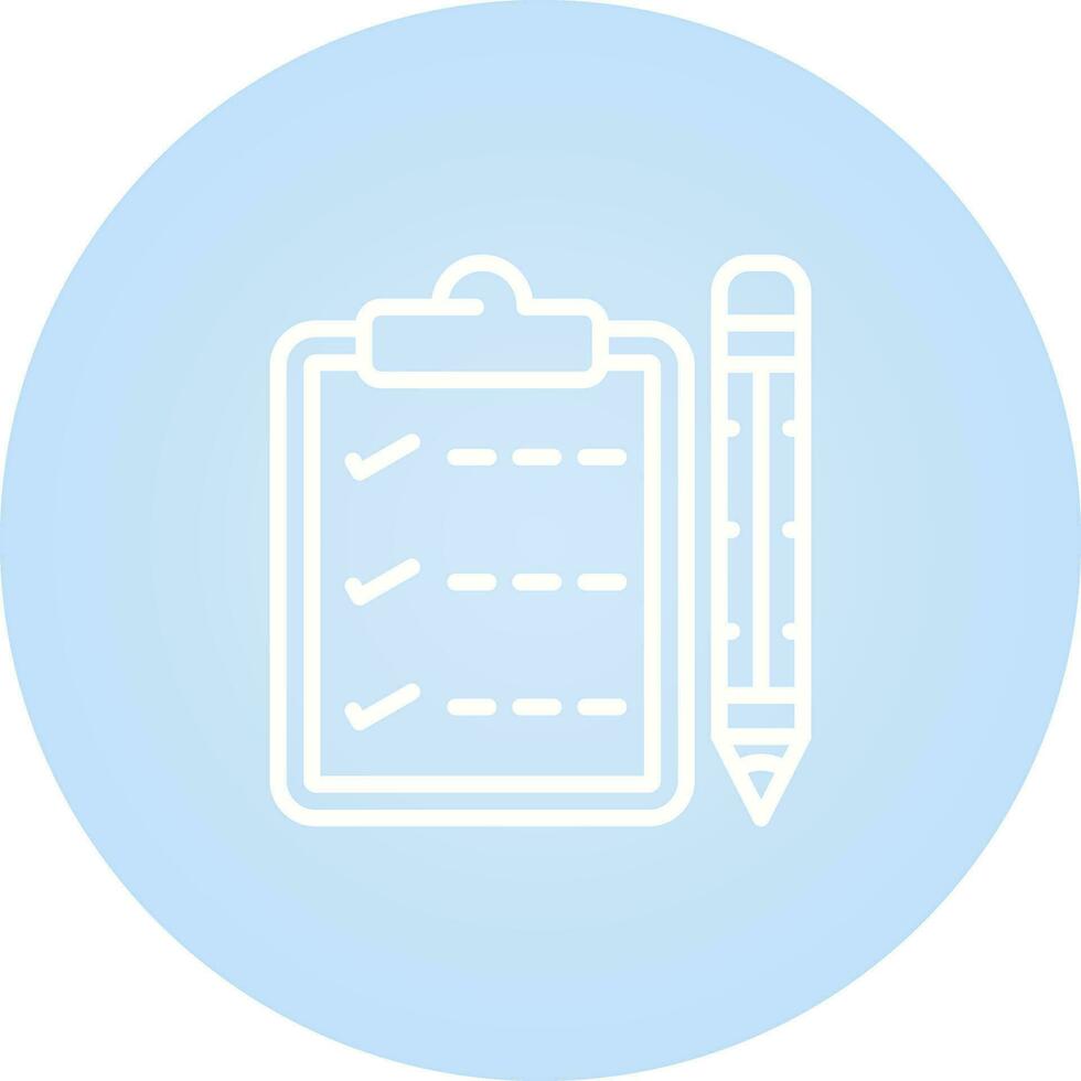 Writing pad Vector Icon