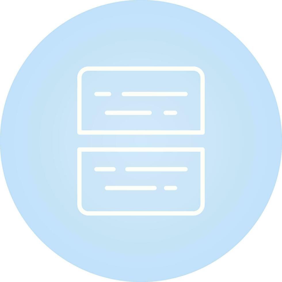 Document Split Vector Icon