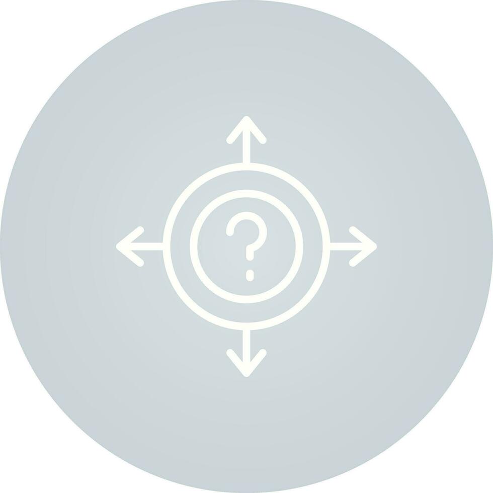 Uncertainty Vector Icon