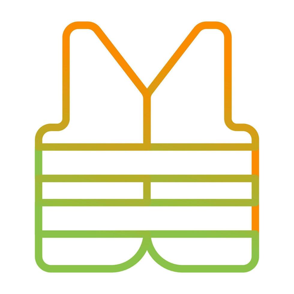 Safety vest Vector Icon