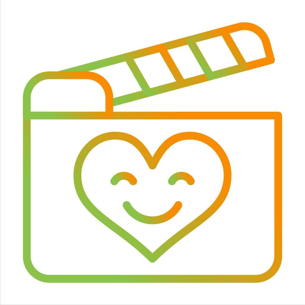 Romantic comedy movie Vector Icon