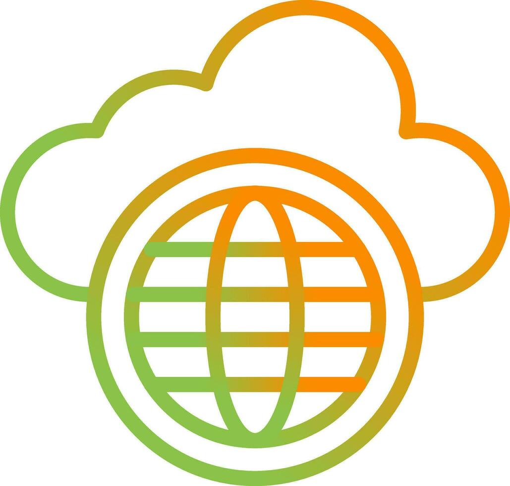 Cloud Network Vector Icon