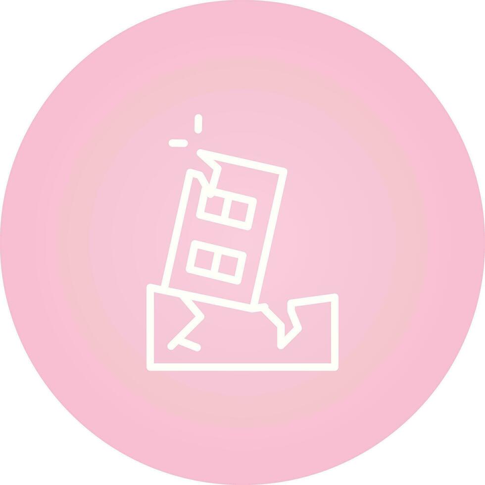 Earthquake Vector Icon