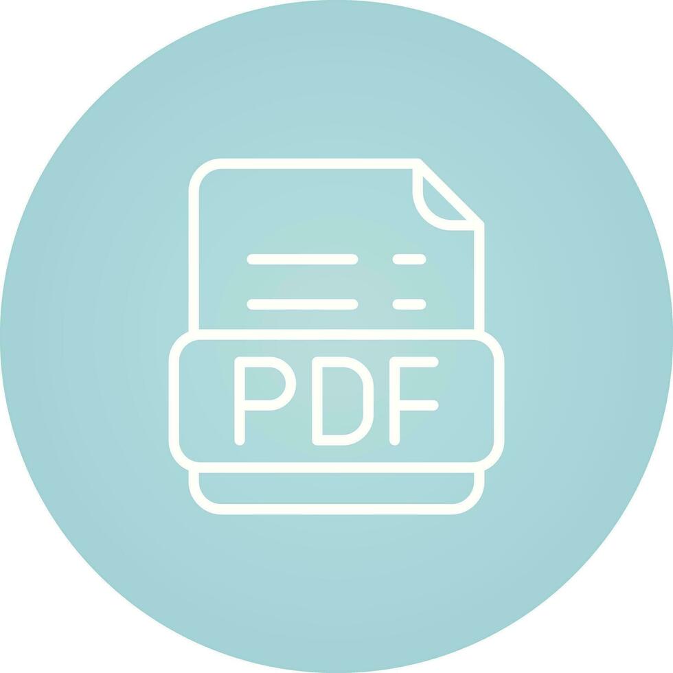 Pdf Vector Icon