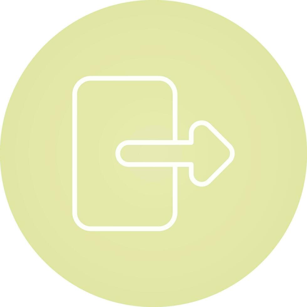 Exit Vector Icon