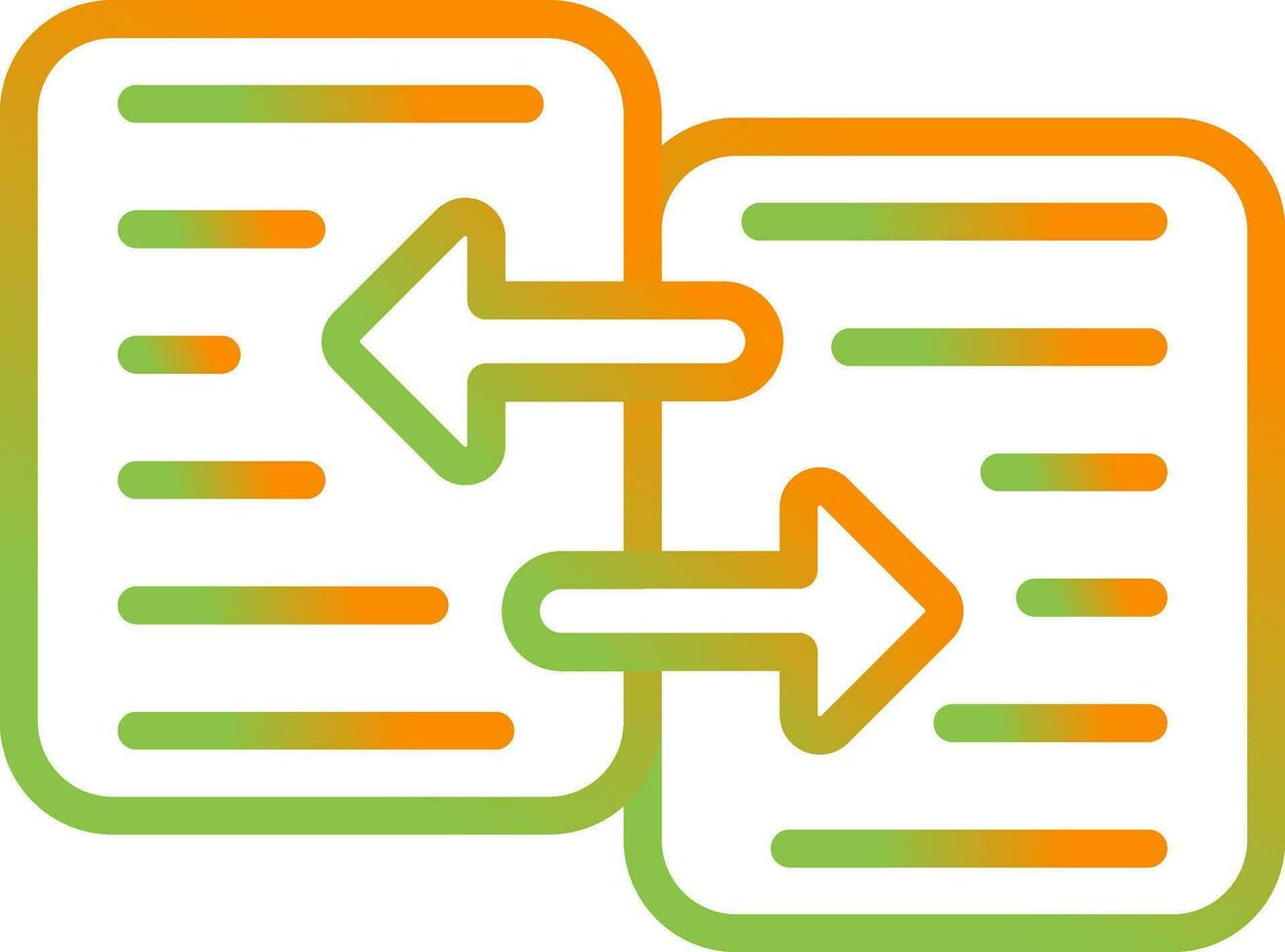 Data Transfer Vector Icon