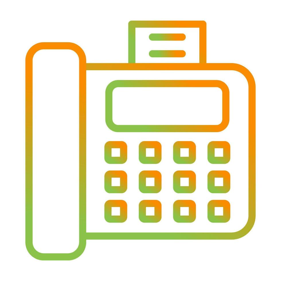 Fax Machine Vector Icon