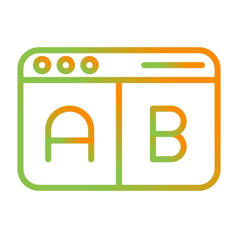 Multivariate Testing Vector Icon