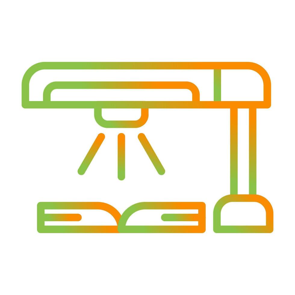 Book Scanner Vector Icon