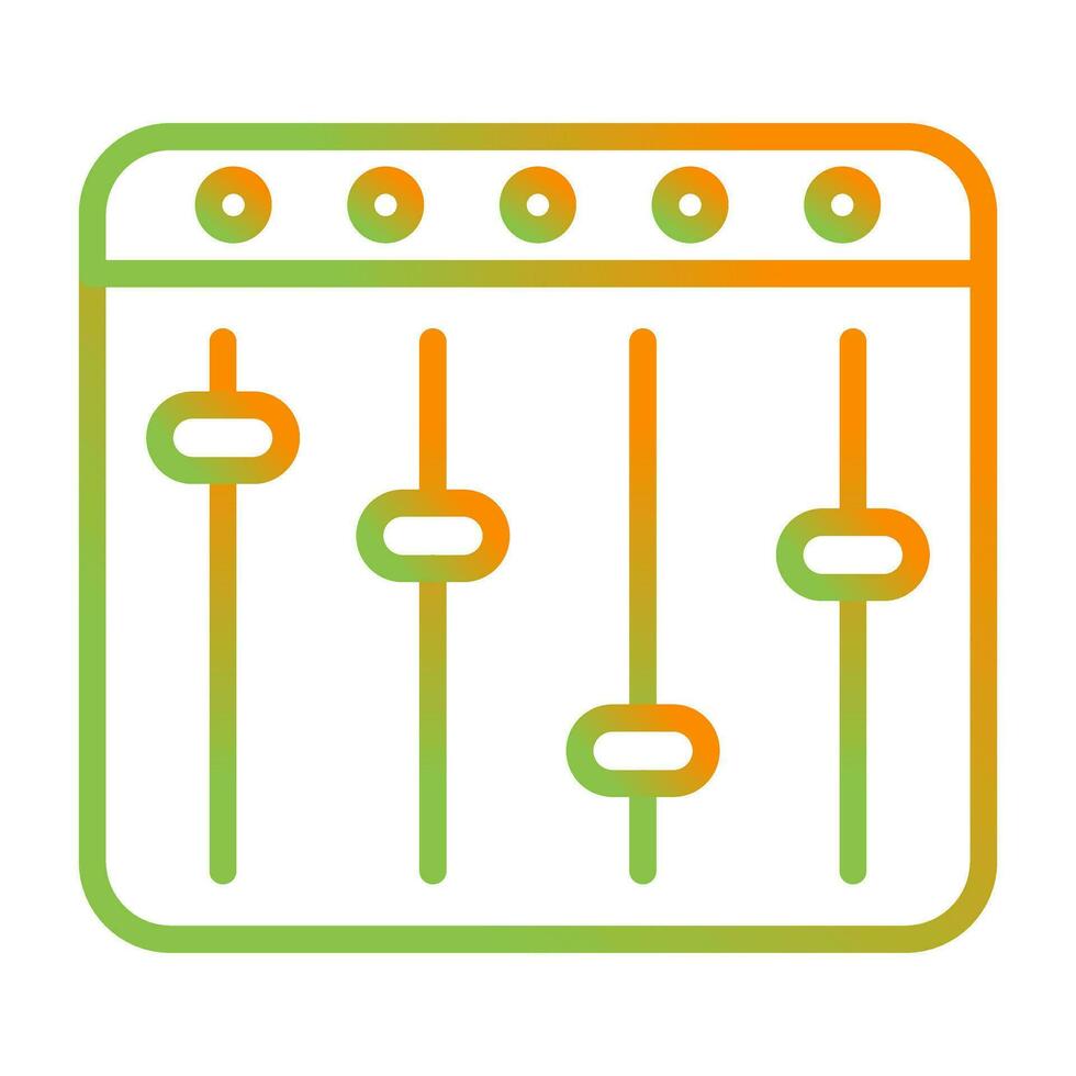 Mixer Vector Icon
