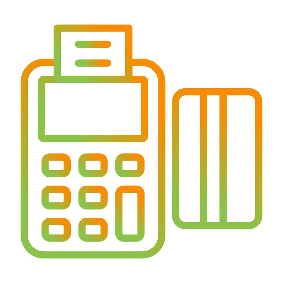 Point of Sale System Vector Icon