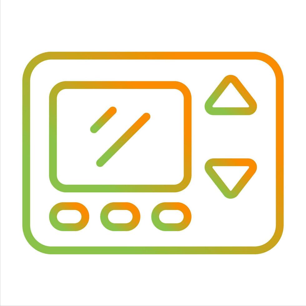 Smart Thermostat Vector Icon