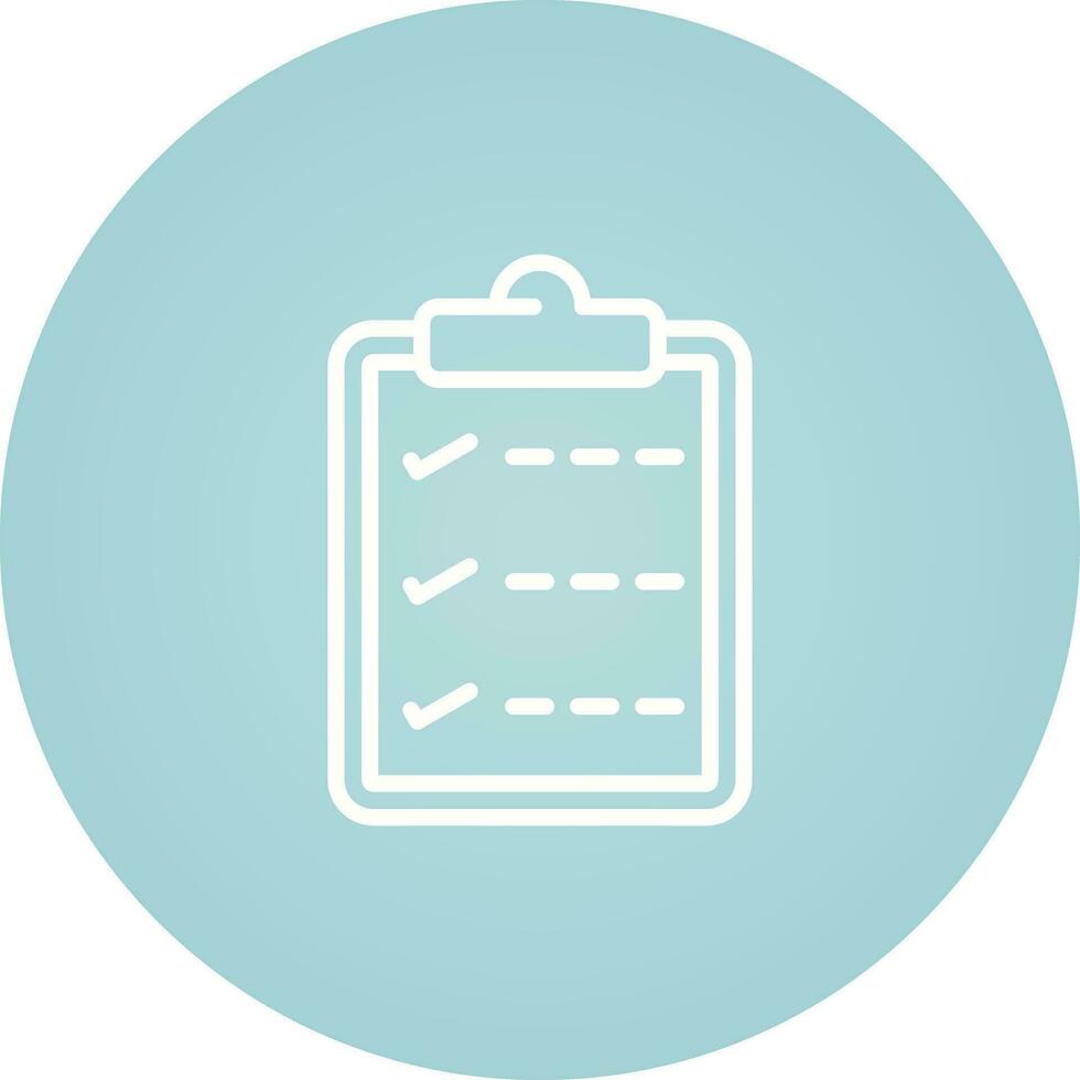 Task list with checkmarks Vector Icon