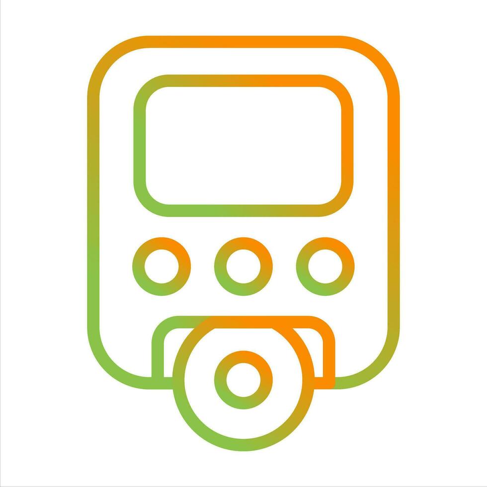 Portable DVD Player Vector Icon