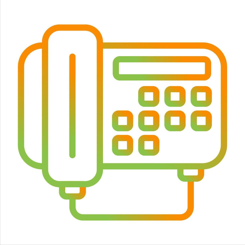 Fax Machine Vector Icon