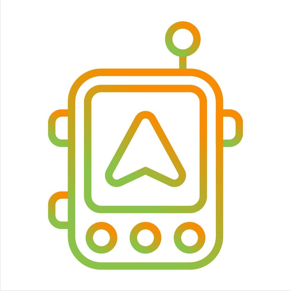 GPS Navigation Device Vector Icon
